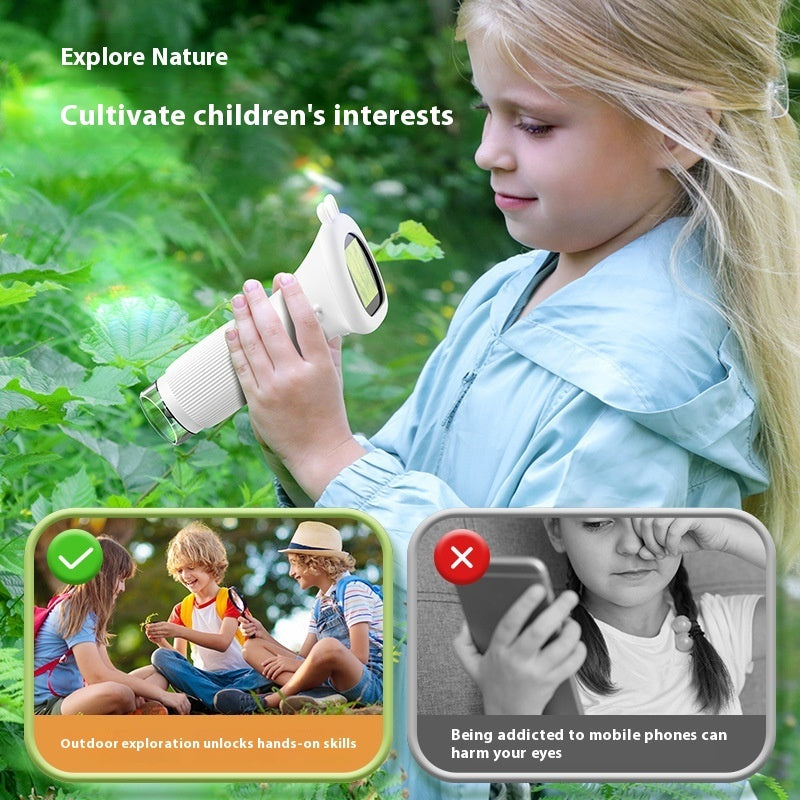 Kids Portable Handheld Optic Microscope